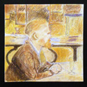 Riproduzione di un autoritratto di Van Gogh