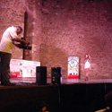 Sonia ripresa dal cameraman