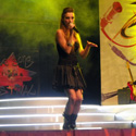 Martina mentre canta
