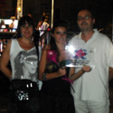 Martina con i genitori