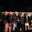 Simona durante la premiazione