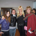 Martina, Linda e Michela con Gabriella Lunghi