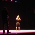 Linda durante l'esibizione